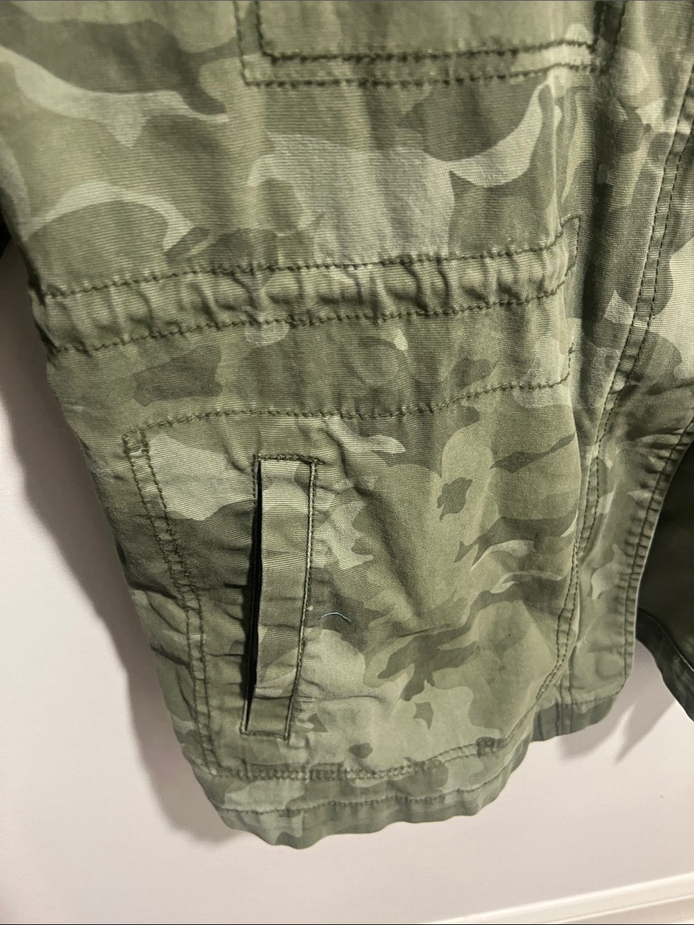 Old Navy Olive Green Camo Utility Jacket Size XL - Picture 4 of 6